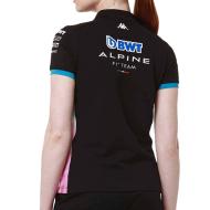 Polo Noir/Turquoise Femme Kappa Adrew vue 2