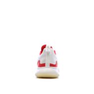 Adidas Avaflash Damen Tennisschuh Weiß/Rot Ansicht 3