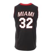 Miami Basketballtrikot Schwarz Mann Sport Zone Miami 32 Ansicht 2
