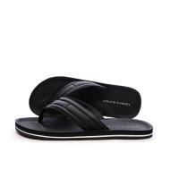 Tongs Noires Homme Tommy Hilfiger Padded pas cher