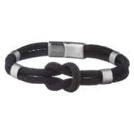 Bracelet Cordon Marin-fermoir Noir Homme Geographical Norway SG-315026 pas cher
