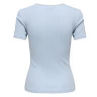 T-Shirt Bleu Femme JDY Salsa vue 2