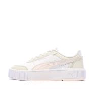 Baskets Blanc/Rose/Ecru Femme Puma Carina Mia pas cher