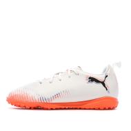 Chaussures de Football Blanc Garçon Puma Future 8 Play pas cher