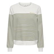 Weiß/Grünes Sweatshirt für Damen von Only Bine günstig