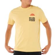 Camiseta de hombre amarilla Rip Curl Sun Soaker