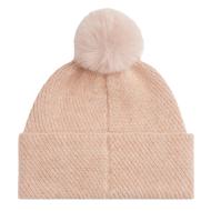Bonnet Rose Femme Tommy Hilfiger Th Pom Pom vue 2