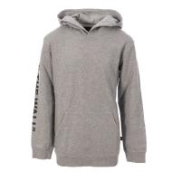 Sudadera Gris Niño Vans Logo Fleece Hoodie Heather barato