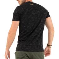 T-shirt Noir Homme Von Dutch VEGAS vue 2