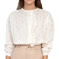 An'ge Ambre Women's Ecru/Rose Shirt affordable