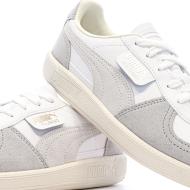 Weiß/graue Puma Palermo Moda Vintage Sneaker für Mädchen Ansicht 7