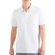Weißes Herren-Polohemd von Calvin Klein Jeans, lässiger Piqué-Schnitt günstig