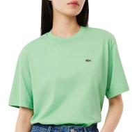 Grünes Damen-T-Shirt von Lacoste TF7215