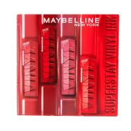 Set de 4 pintalabios Gemey Maybelline de larga duración barato