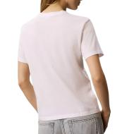 Weiß/Schwarzes Damen-T-Shirt von Calvin Klein Jeans Classic Ansicht 2