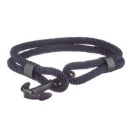 Bracelet Noir Homme Geographical Norway 315028 pas cher