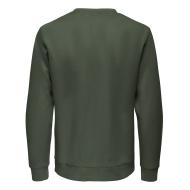 Sudadera verde oscuro para hombre Only & Sons Chase ver 2