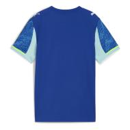 Camiseta de fútbol OM turquesa/azul/amarilla para niño de Puma 25/26 ver 2