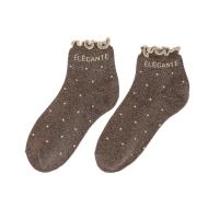 Chaussettes Marrons Femme Stella Green Elégante