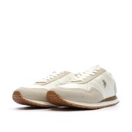 Baskets Blanches/Beiges Femme US Polo ASSN FS1 vue 6