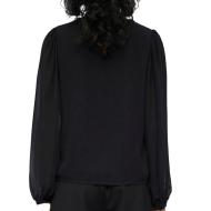 Blouse Noire fluide Femme Vero Moda Mila vue 2