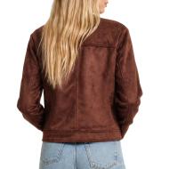 Braune Damenjacke Morgan GLIVA Ansicht 2