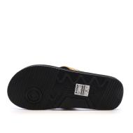 Kappa Seaf Flip-Flops für Herren, schwarz/camel Ansicht 2