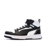 Zapatillas blancas/negras para niño Puma Rebound barato