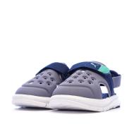 Puma Evolves Unisex Blue-Grey Sandals Photo of the Espace des Marques %store% store - view of %key%
