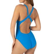 Blau Damen Nike Fastback Badeanzug Ansicht 2