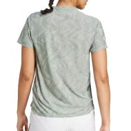 T-Shirt de Sport Vert Femme Adidas CLIMACOOL+ vue 2