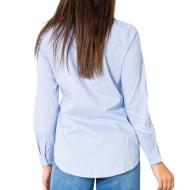 Blaues gestreiftes Hemd für Frauen JDY Mio Ansicht 2