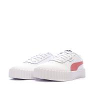 Zapatillas blancas/rosas para niña/mujer Puma Carina 3.0 ver 6