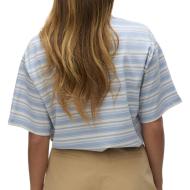 Blau/Weißes Damen-Polohemd von Vero Moda, Awmaren 2/4 Ansicht 2