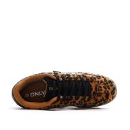 Baskets Camel/Noires Femme Only Sandra vue 4