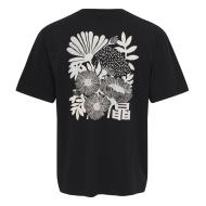 Schwarzes Herren-T-Shirt von Only & Sons Jeff Ansicht 2