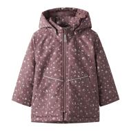 Chaqueta Name it Petite Fleurs rosa/verde de niña