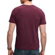 Superdry Classic Men’s Bordeaux/Beige T-shirt Photo of the Espace des Marques %store% store - view of %key%