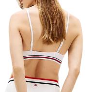 Tommy Hilfiger White Women’s Striped Bikini Top Photo of the Espace des Marques %store% store - view of %key%