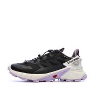 Zapatillas de senderismo negras para mujer Salomon Exeo Mid ver 8
