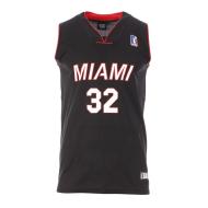 Miami Basketballtrikot Schwarz Mann Sport Zone Miami 32 günstig