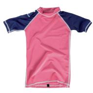 Camiseta de licra rosa para niña Ocean Step Rashvest barato