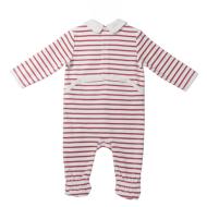 Pijama bebé blanco/rojo Elle est ou la mer Jama ver 2