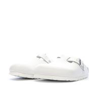 Sabots Blanc Mixte Birkenstock Boston vue 6