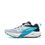 Chaussures de Trail Bleues Femme Salomon Sense Ride 5 pas cher