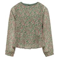 Blusa fluida de niña Verde/Rojo Niños SOLO Kogdora barato