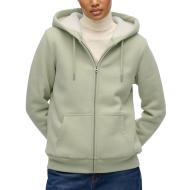 Sweat Zippé Vert Femme Superdry Borg pas cher