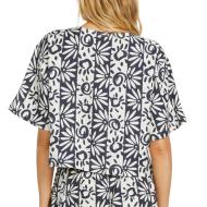 Schwarzes/ecrues Hemd für Frauen Billabong Sunflower Ansicht 2