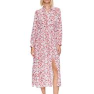 Rotes gemustertes Kleid für Frauen Pepe jeans Perah günstig
