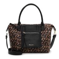 Women's Black/Leopard Shoulder Bag Tamaris 33522 affordable